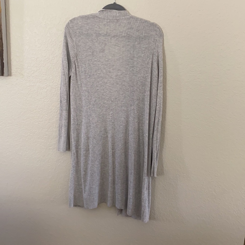 Long Line Ribbed Cardigan - Picture 2 of 3